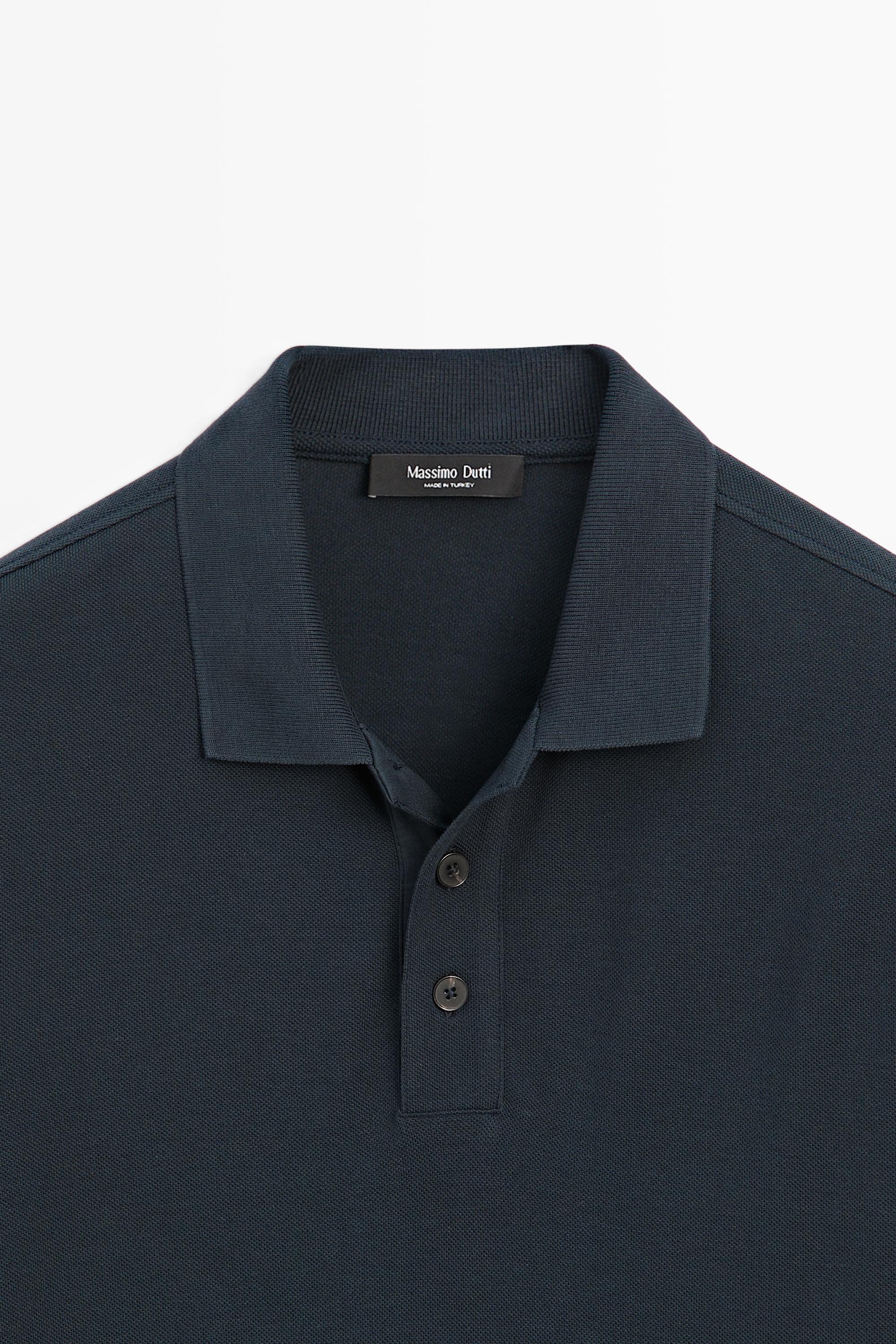 Polo en piqué de pur coton